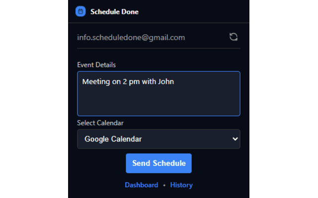 Schedule Done screenshot 3
