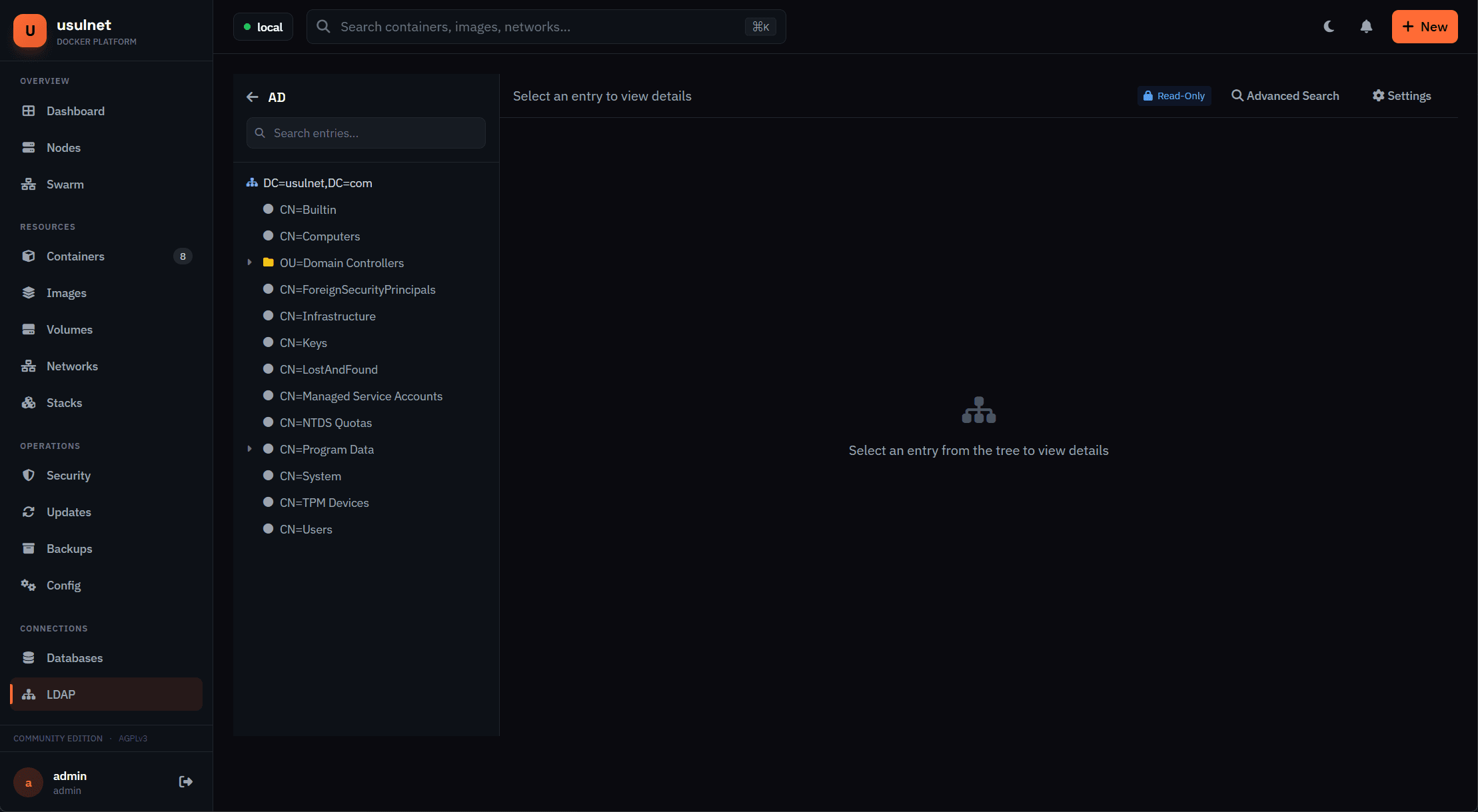 usulnet — DevOps & SysAdmins UI screenshot 25