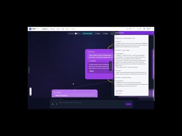 OXPT: Visual AI Branching & Synthesis screenshot 1