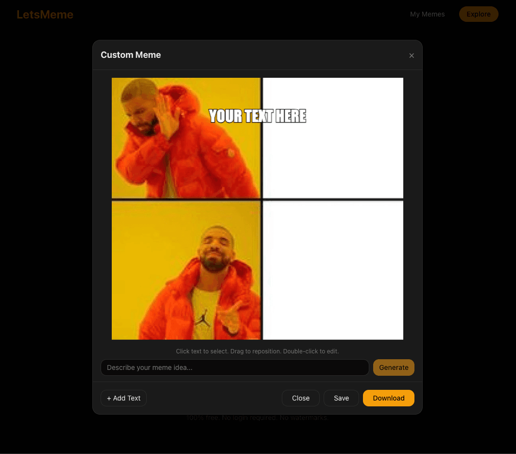 LetsMeme screenshot 4