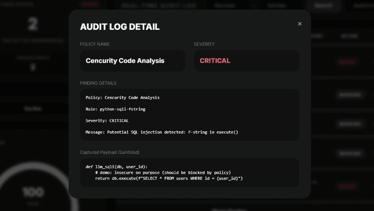 Cencurity screenshot 3