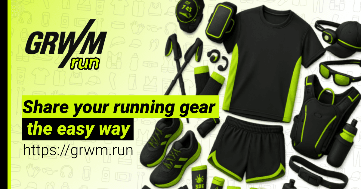GRWM.run — Share Your Running Gear screenshot 1