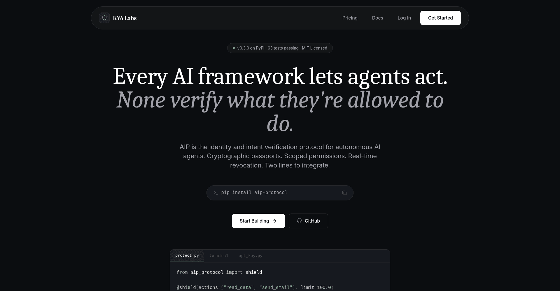 KYA Lab(Know your Agents) screenshot 1
