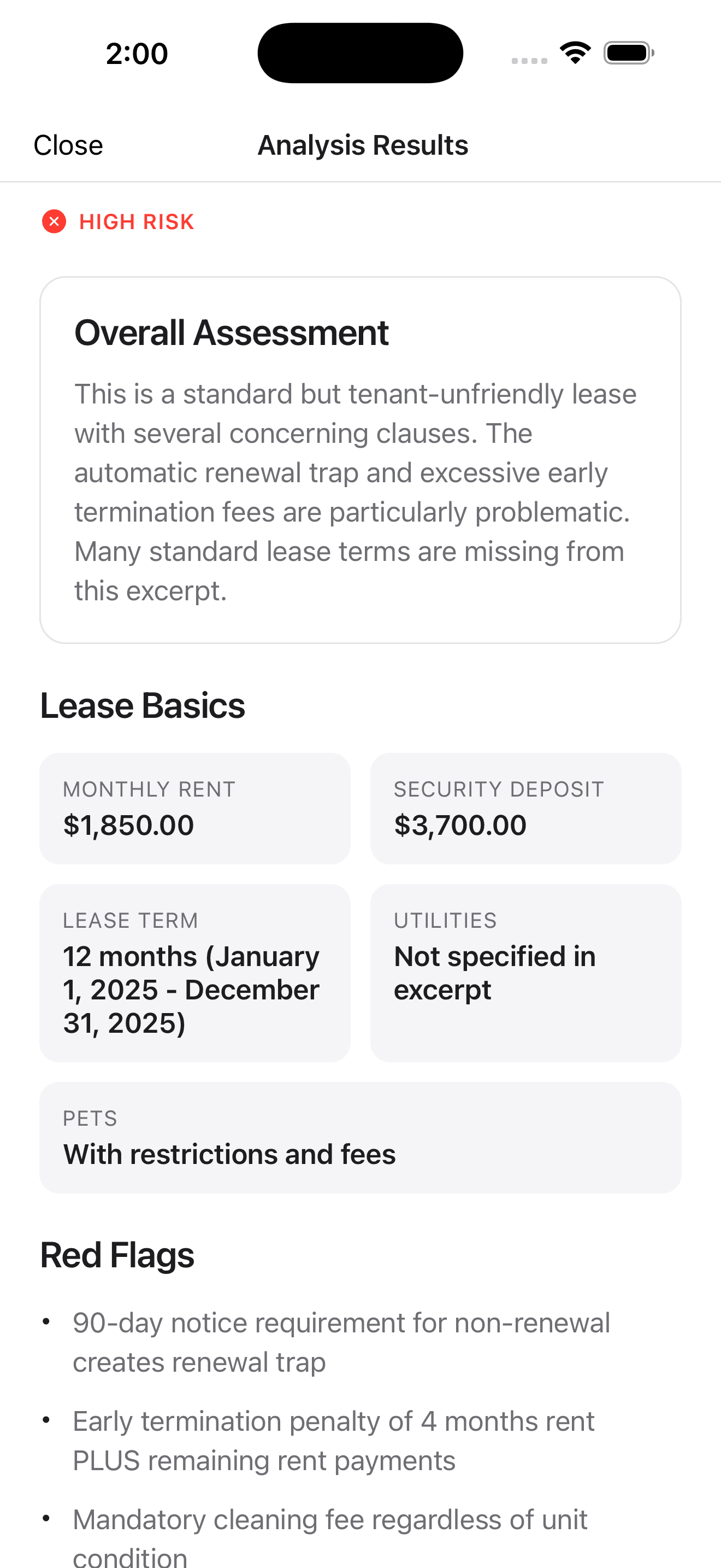 Lease Decoder screenshot 2