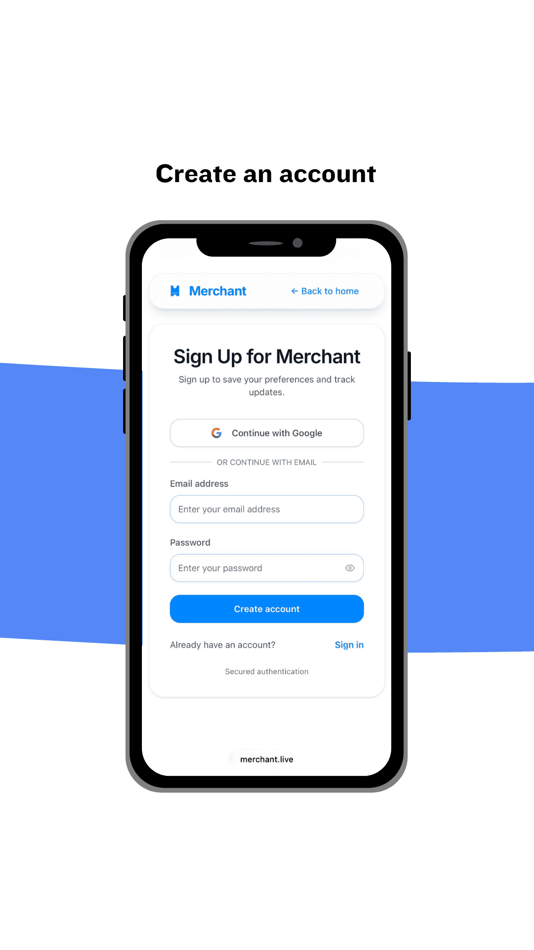 Merchant screenshot 2
