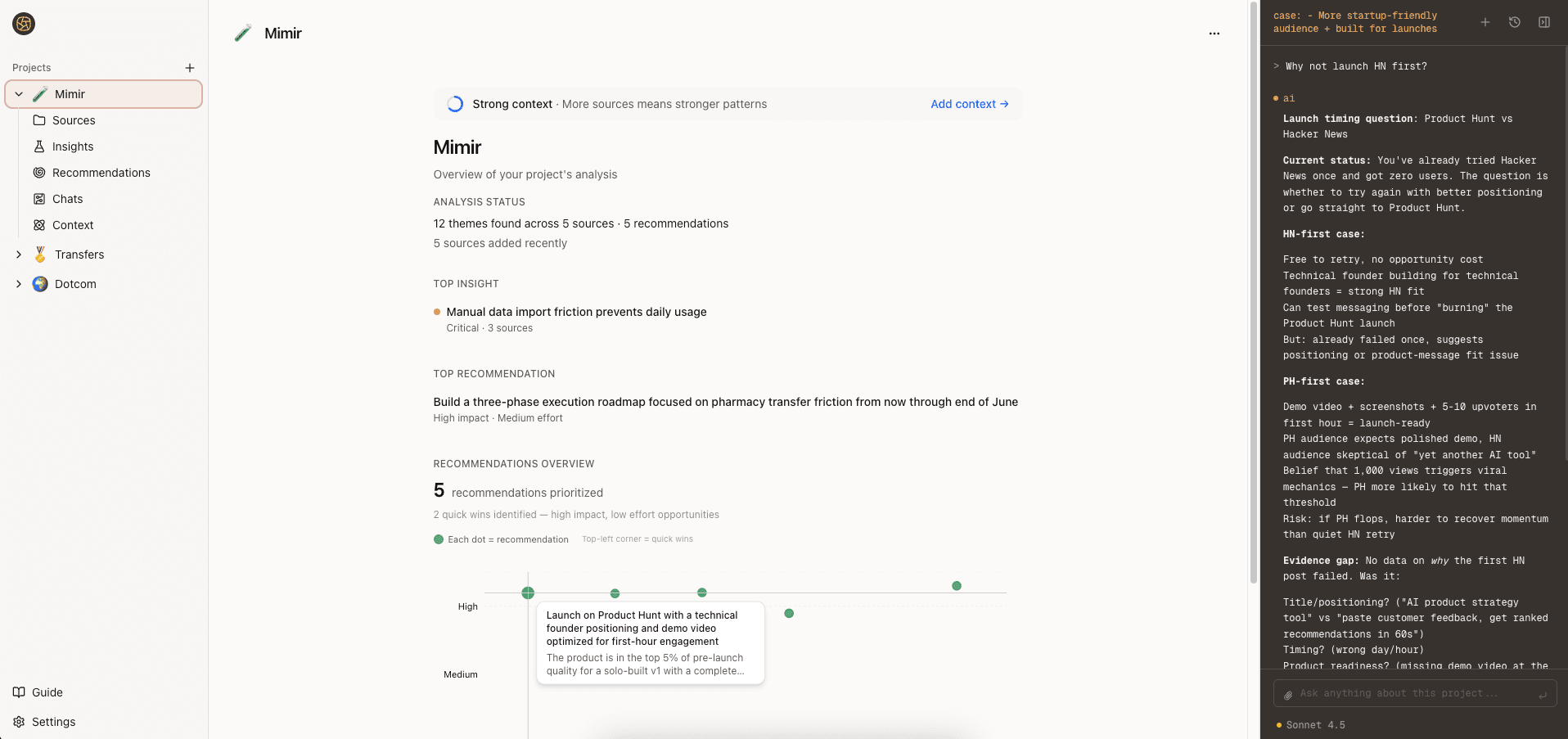 Mimir - Cursor for Product managers screenshot 4
