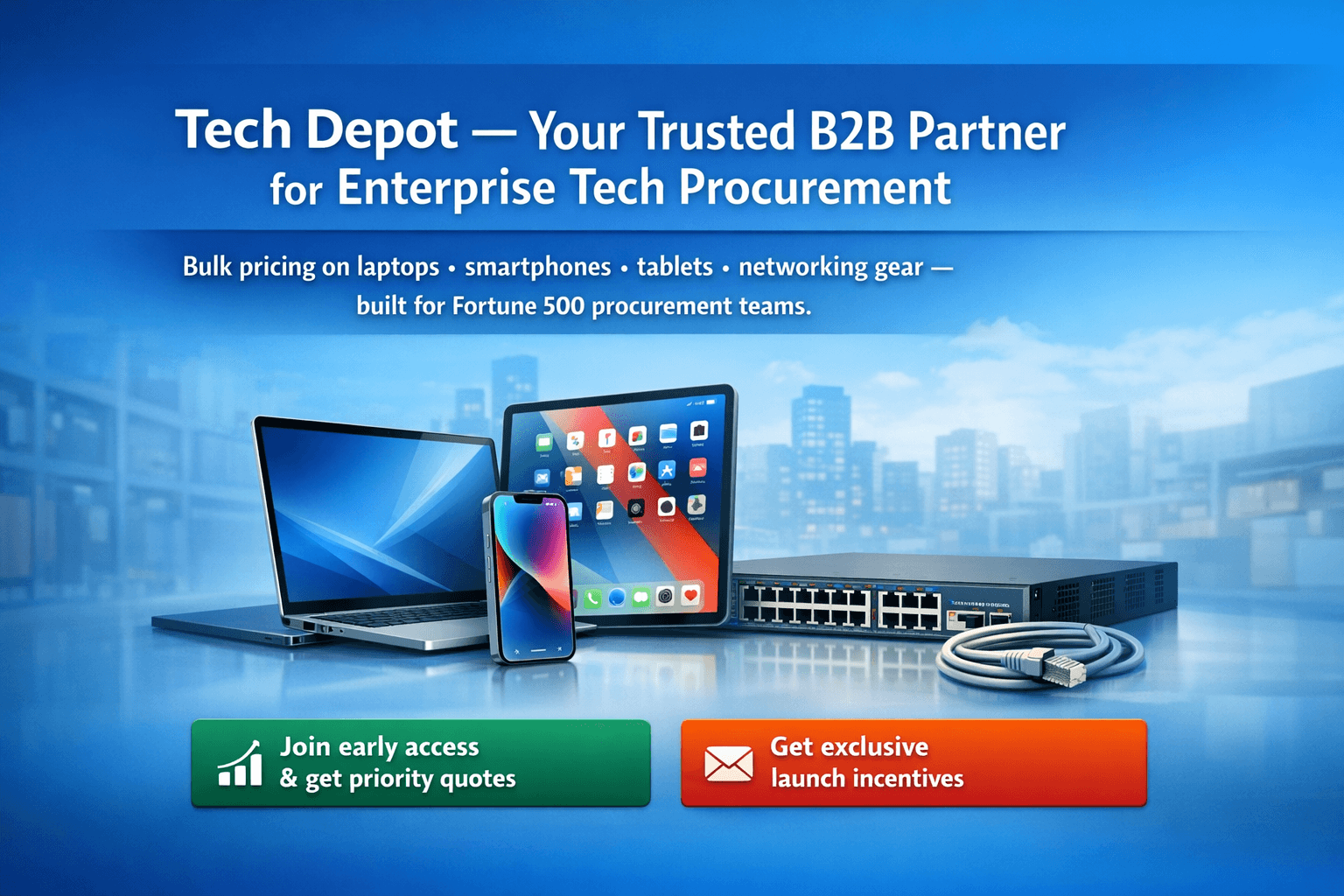 Tech Depot - IT Procurement Platform screenshot 1