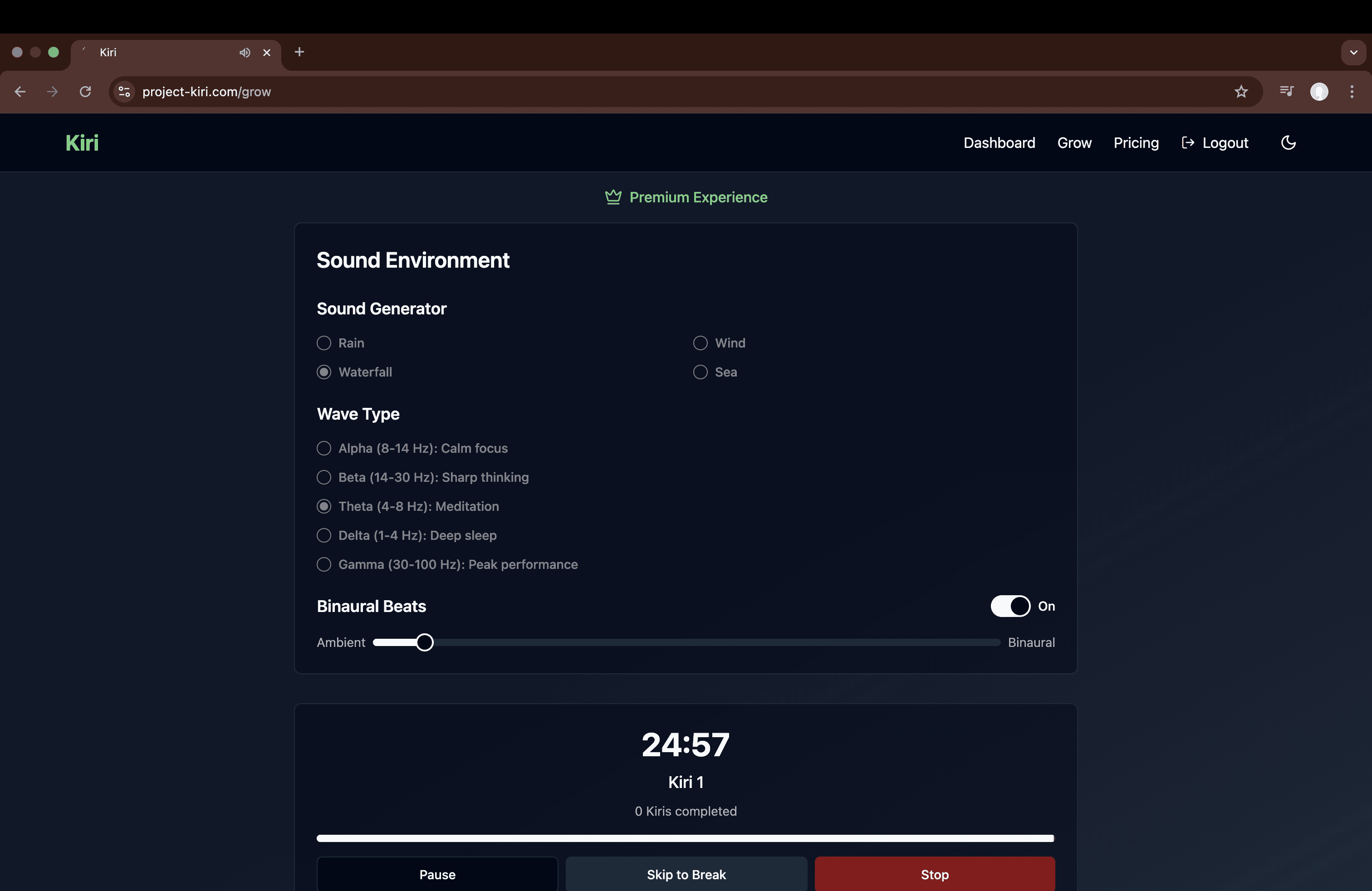 Kiri - Focus Timer screenshot 2