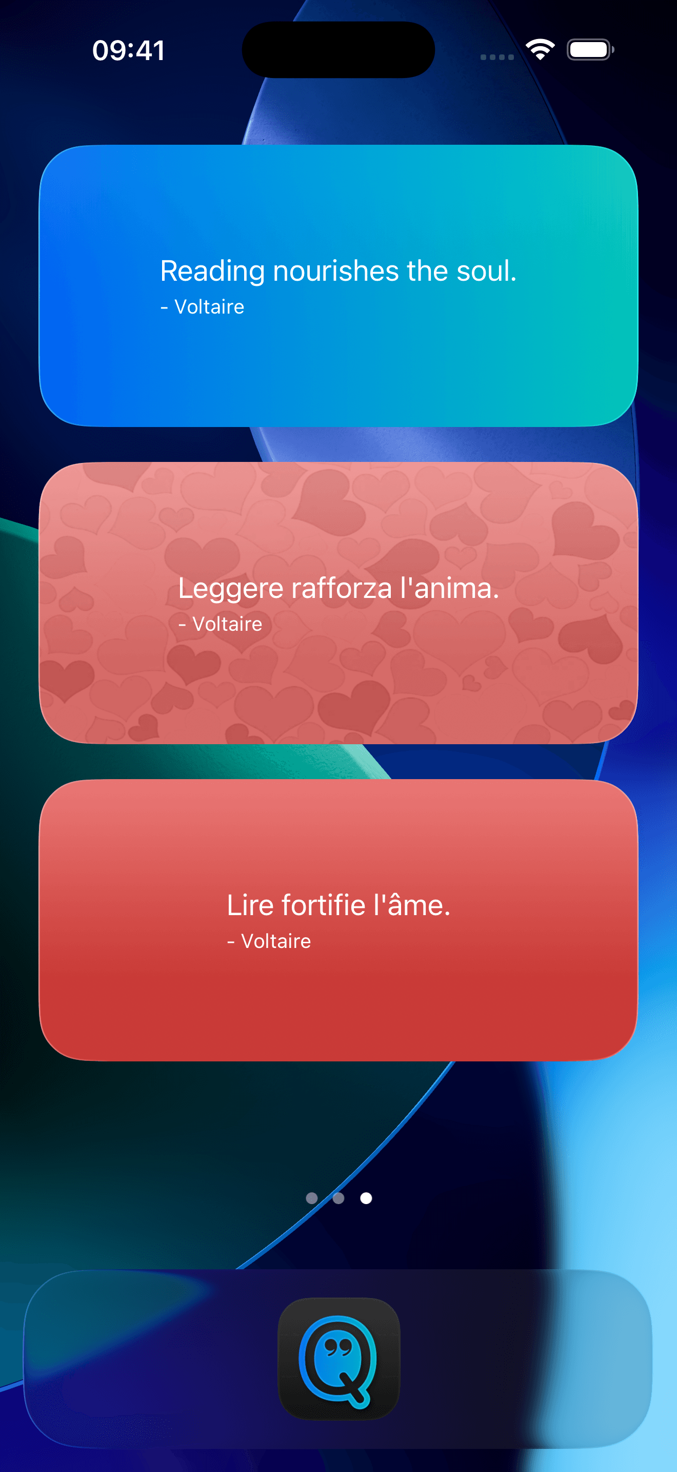 Quotusphere screenshot 5