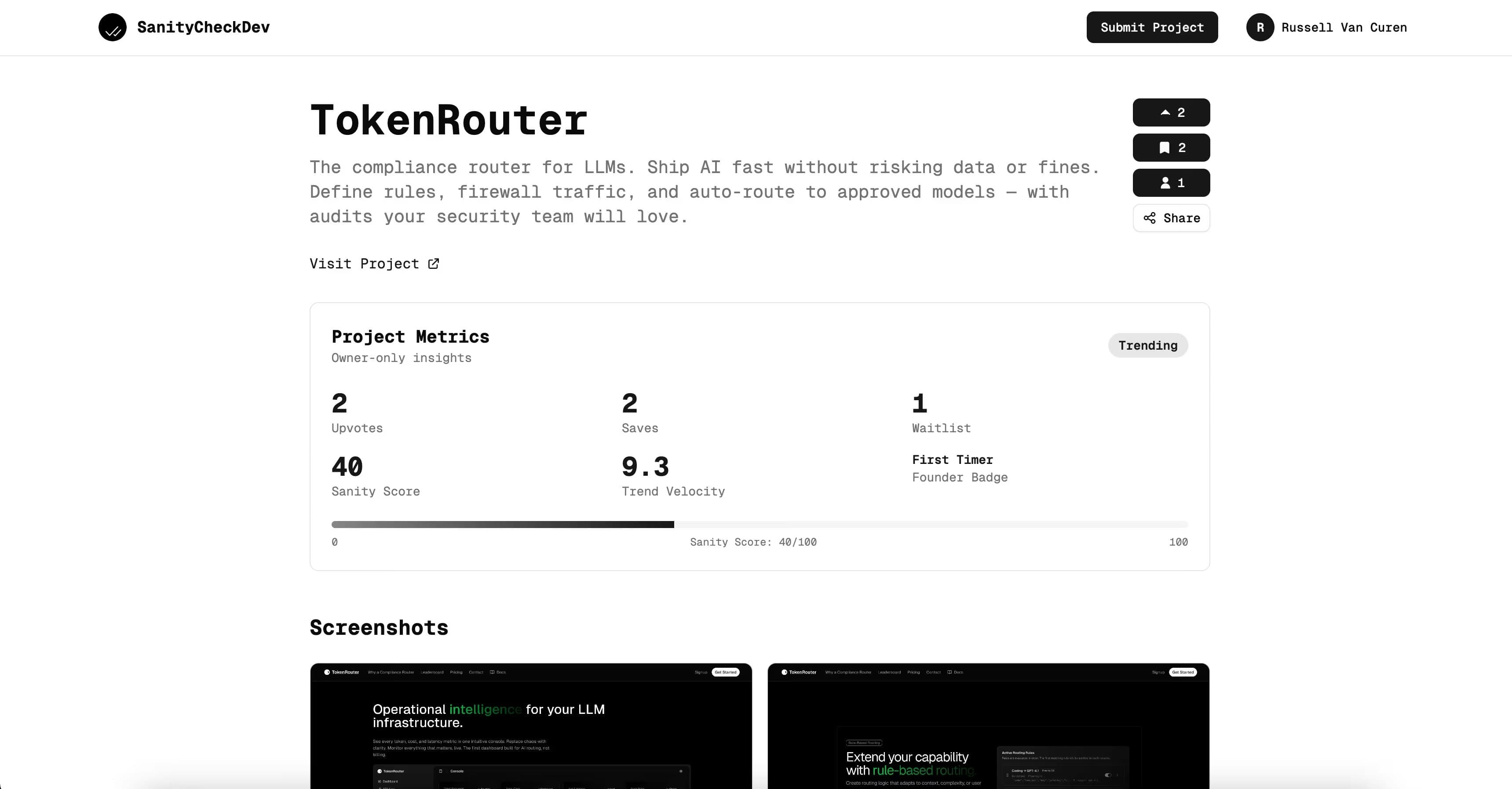 SanityCheck screenshot 1