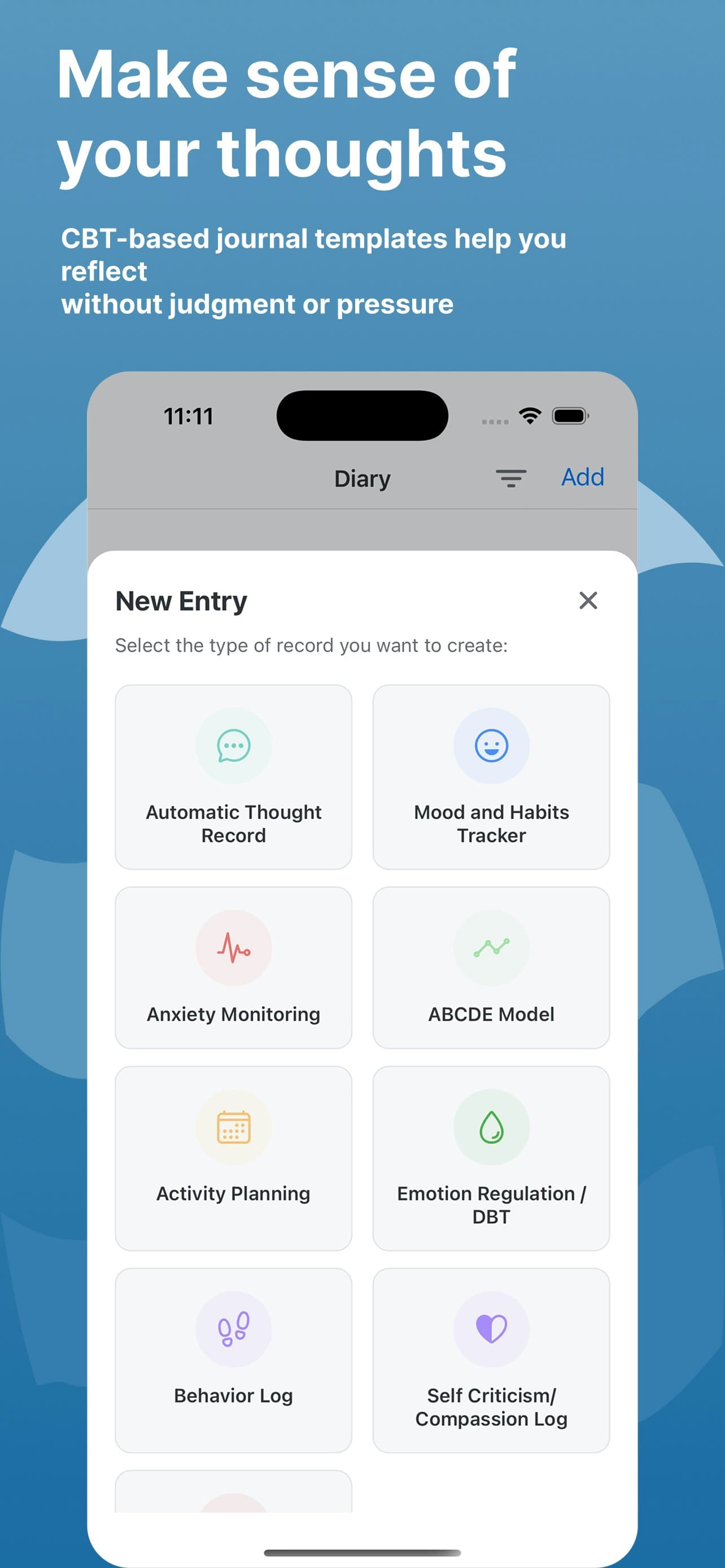 Cognitive Diary screenshot 3