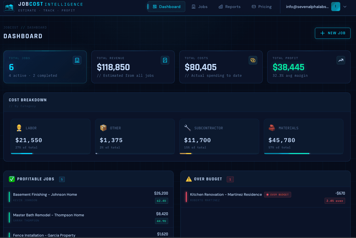 JobCost screenshot 4