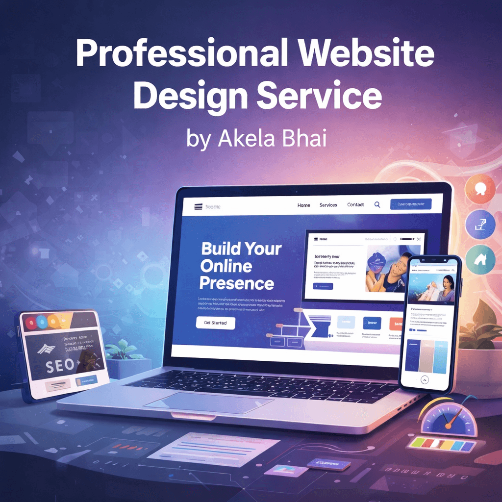 Akela Bhai Web Design screenshot 3