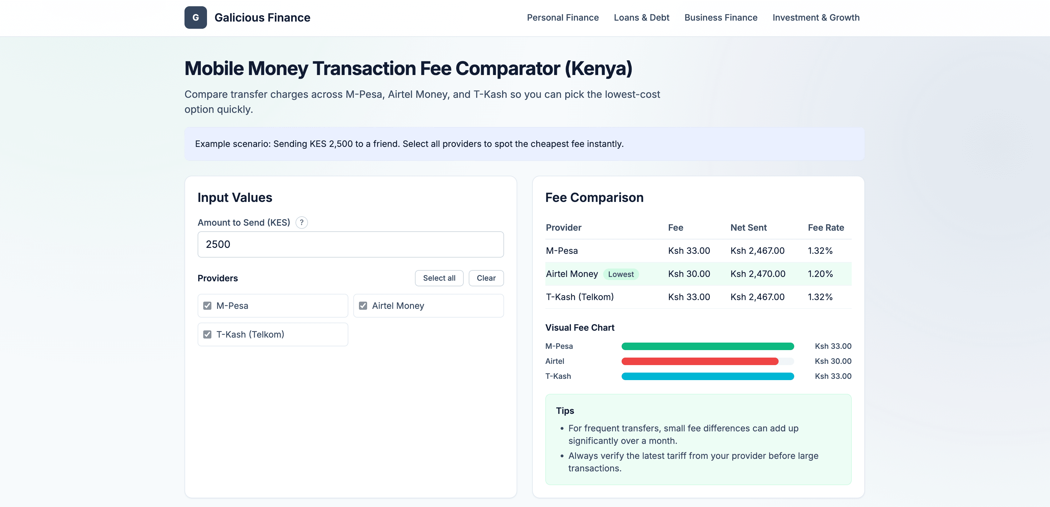 Galicious Financial Calculator screenshot 2
