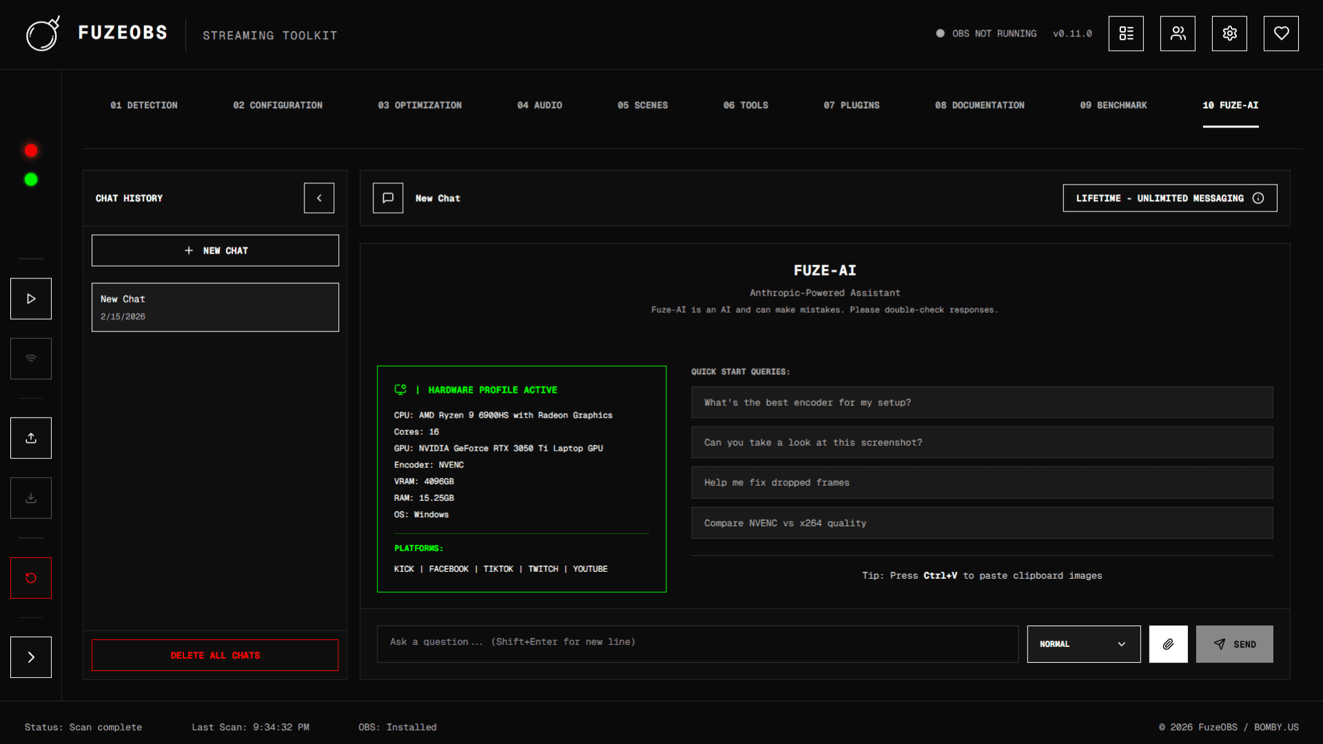 FuzeOBS screenshot 4