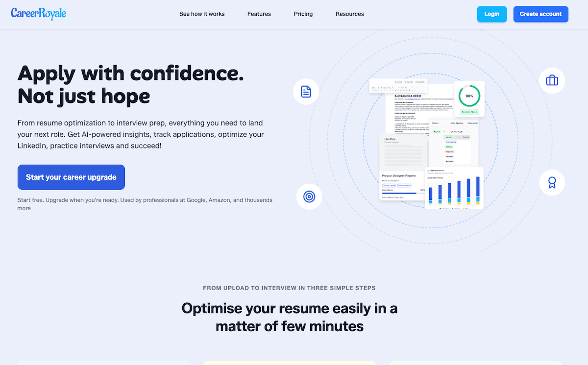 CareerRoyale screenshot 1