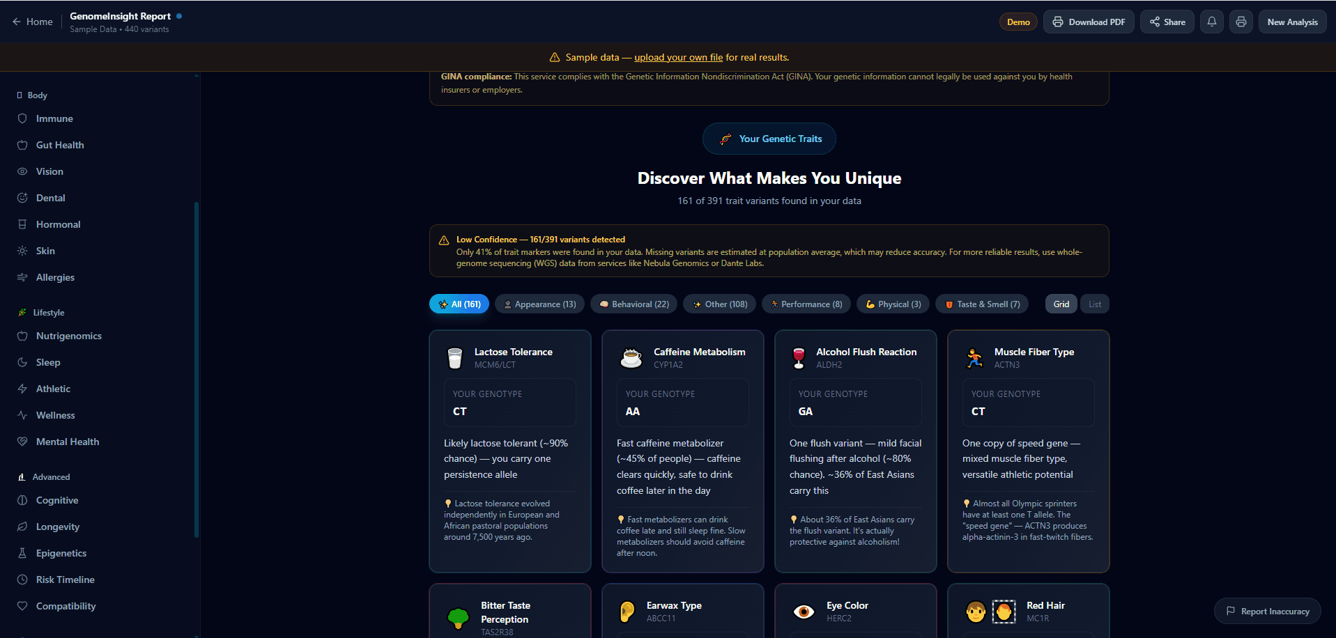GenomeInsight screenshot 9