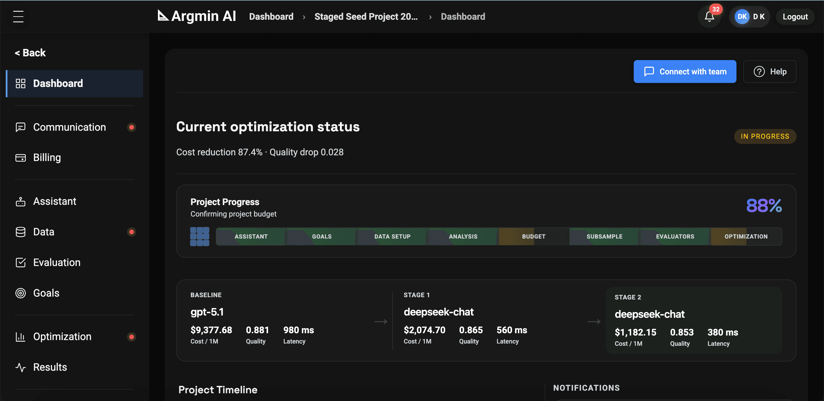 Argmin AI / Cost Optimization for AI screenshot 2