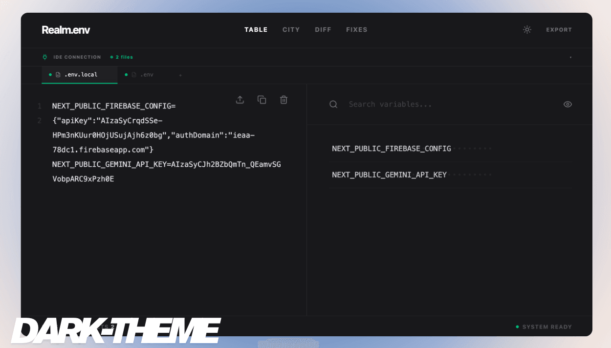 REALM .ENV screenshot 4