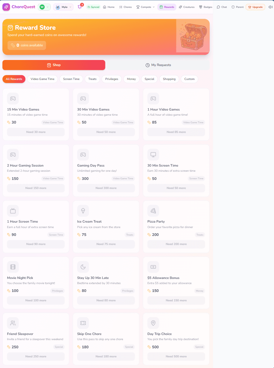 ChoreQuest screenshot 6