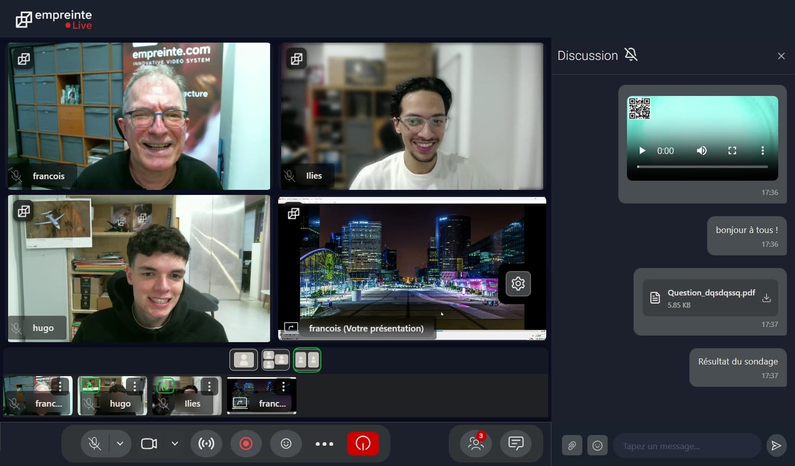 Empreinte.live screenshot 1