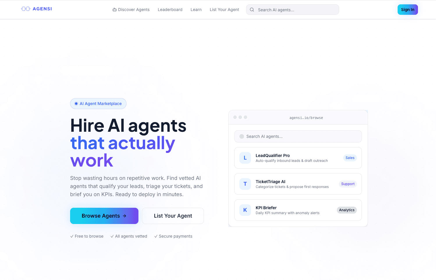 Agensi.io screenshot 1