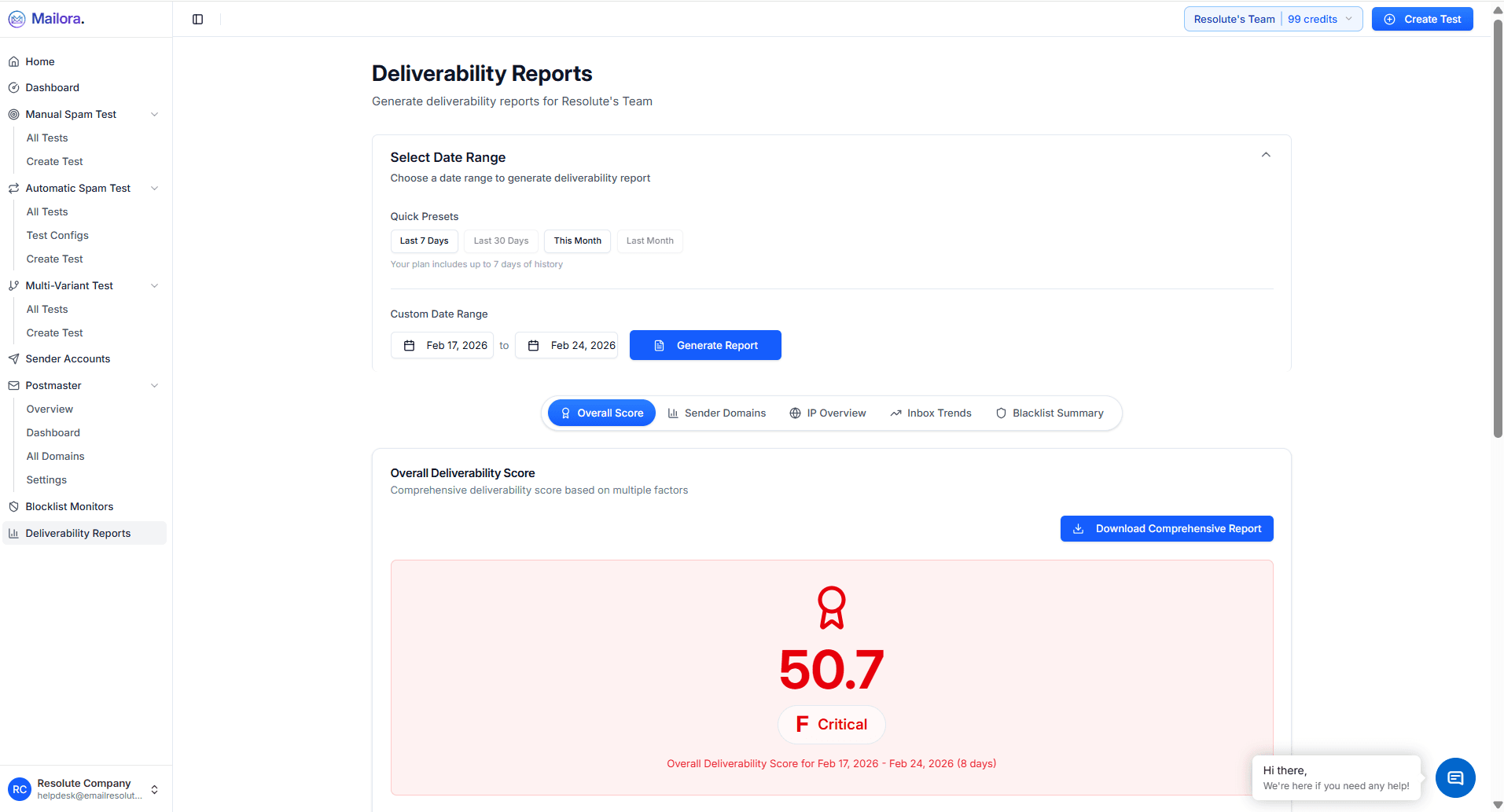 Mailora screenshot 1