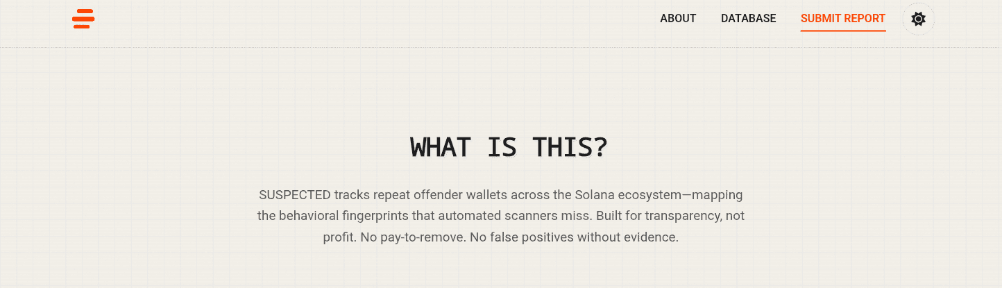 SUSPECTED screenshot 2