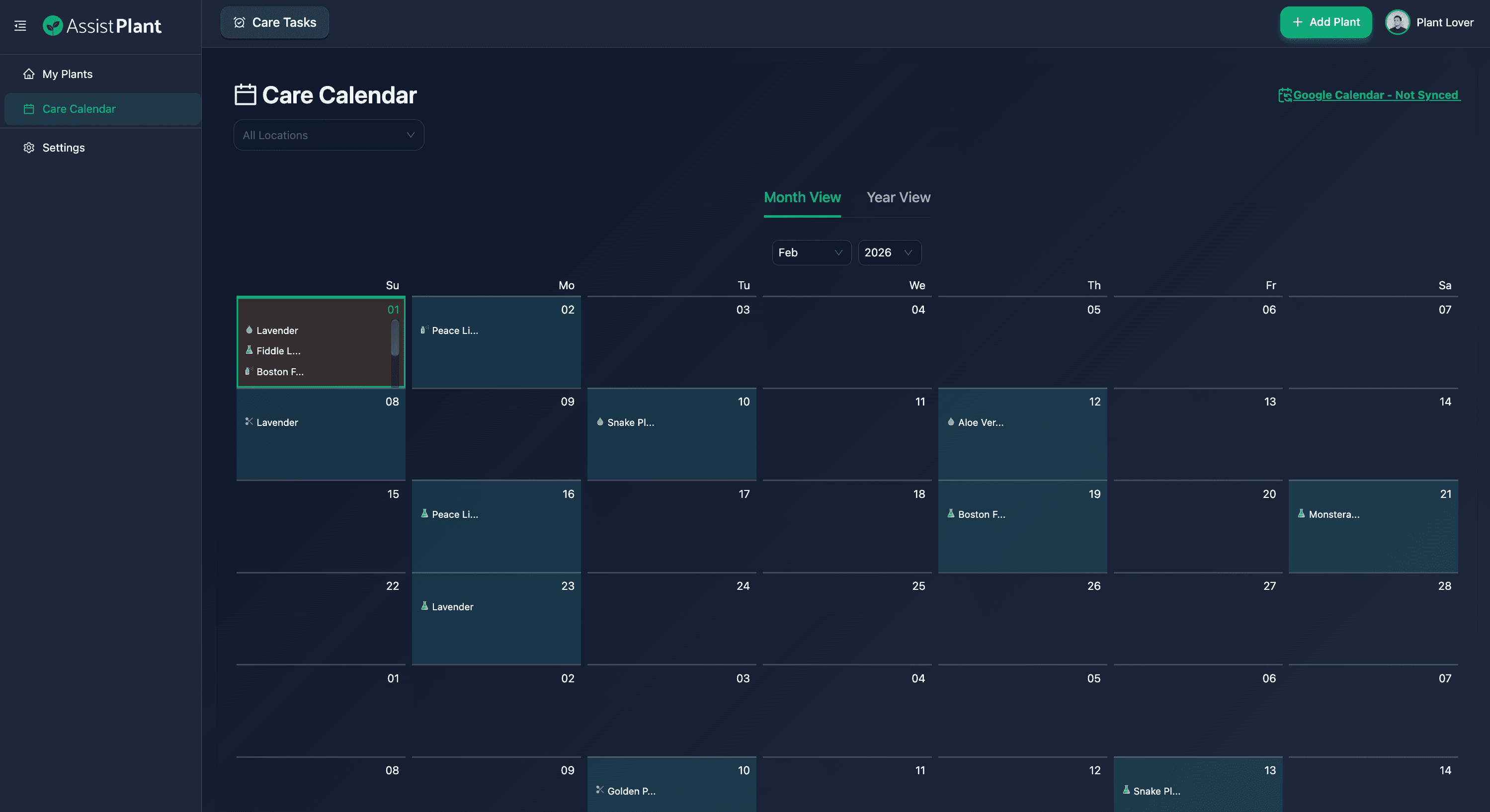 AssistPlant screenshot 12