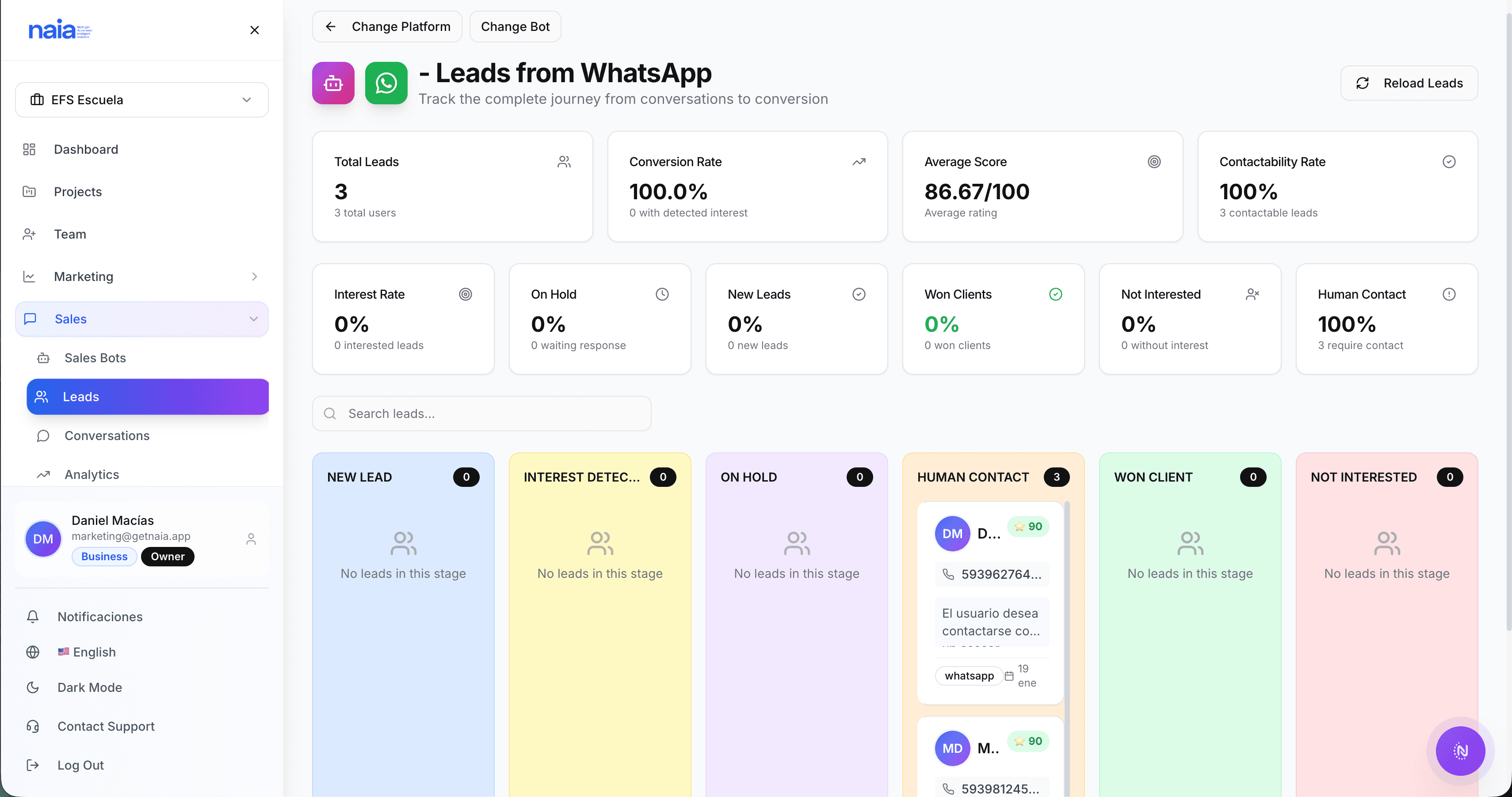 Naia: AI Marketing & Sales screenshot 7