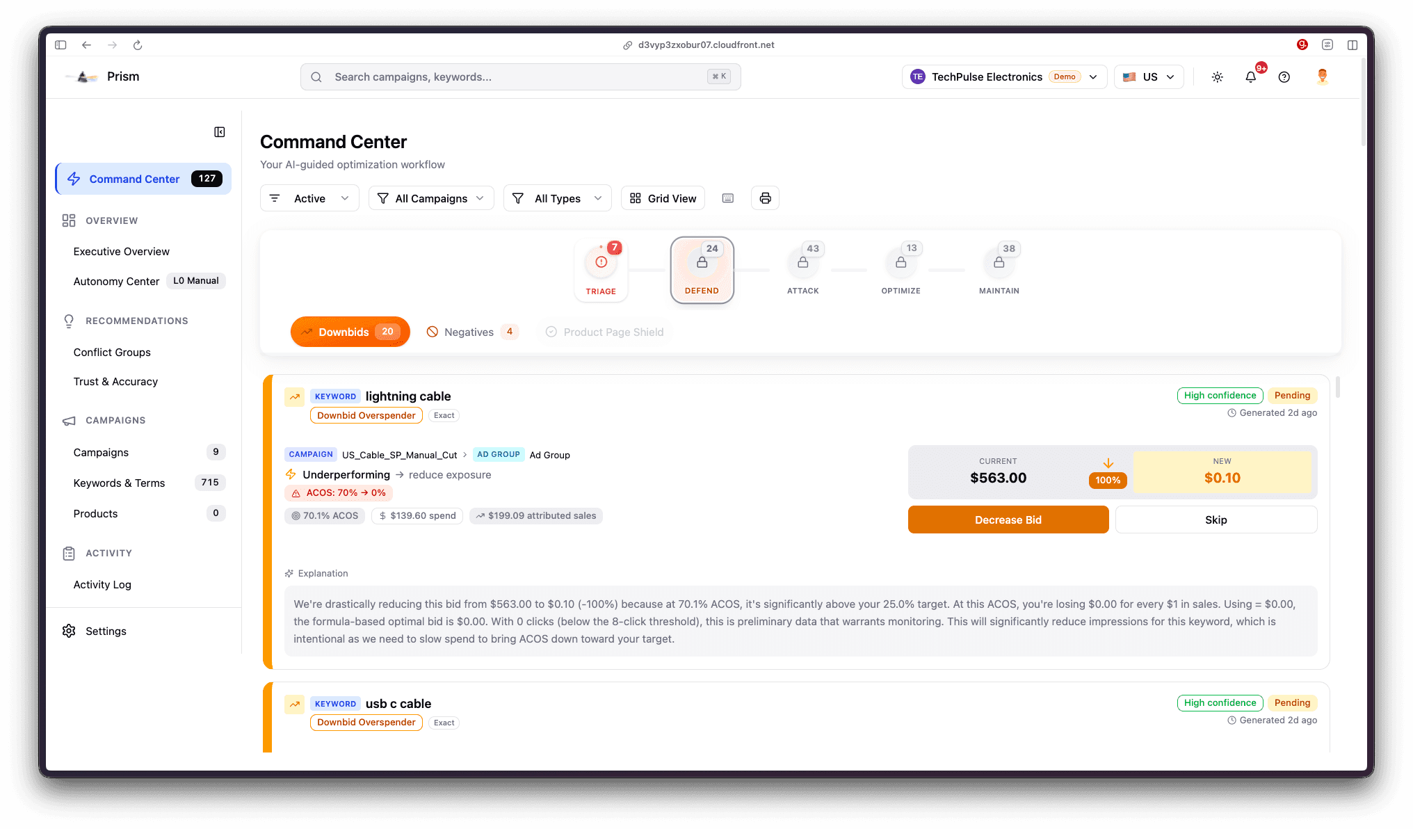 Prism by Calibrated Intelligence screenshot 2