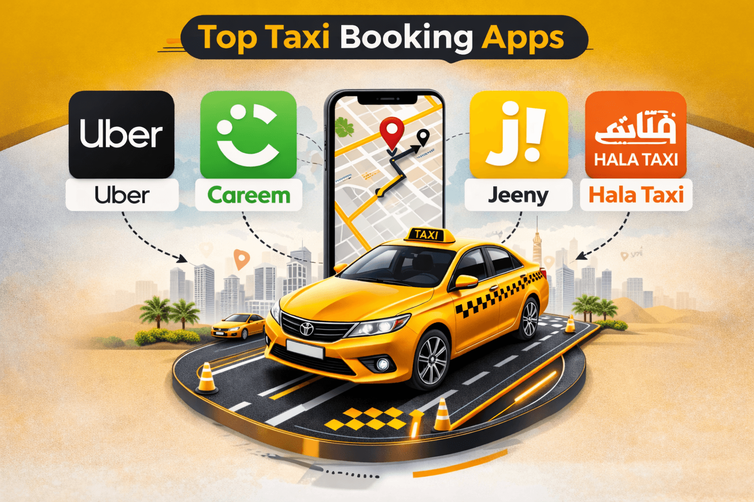 Taxi Clone App Middle East Launch screenshot 1