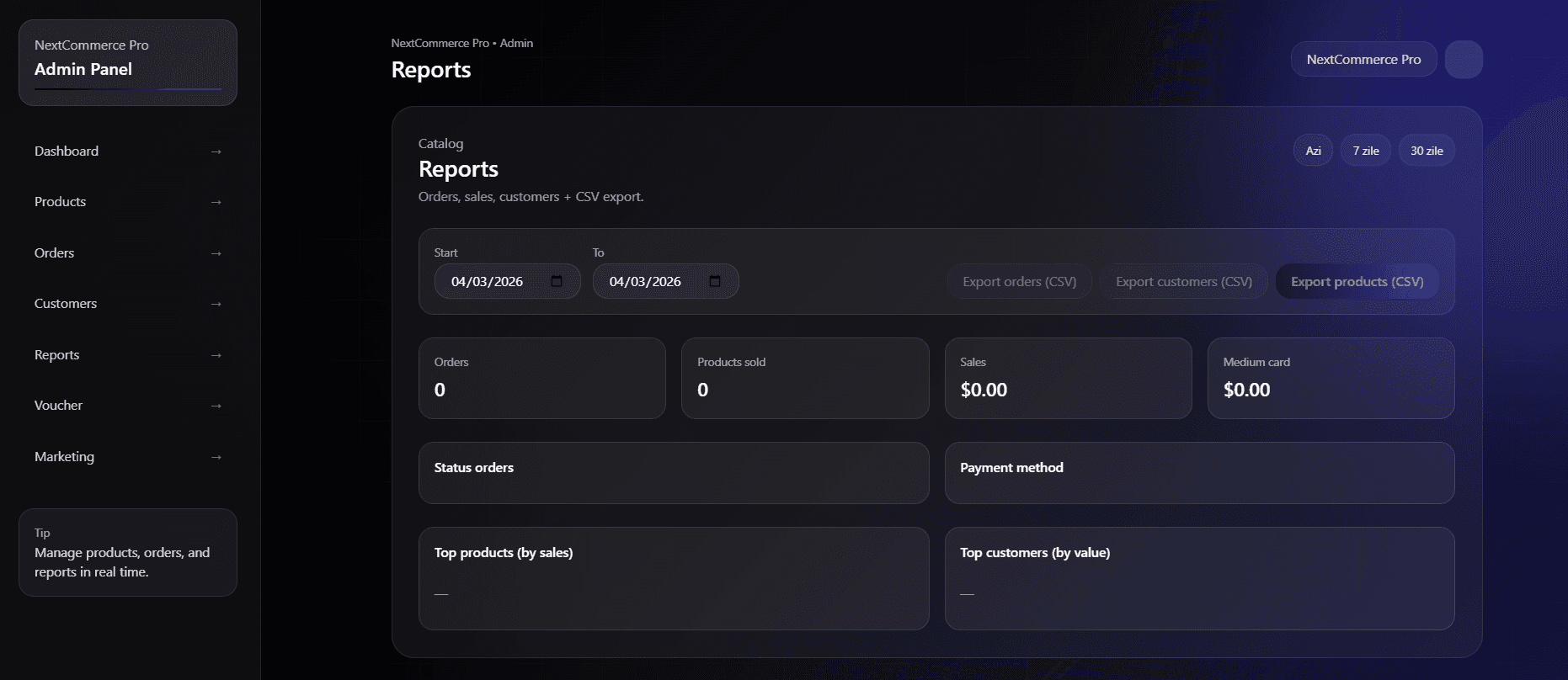 NextCommerce Pro screenshot 16