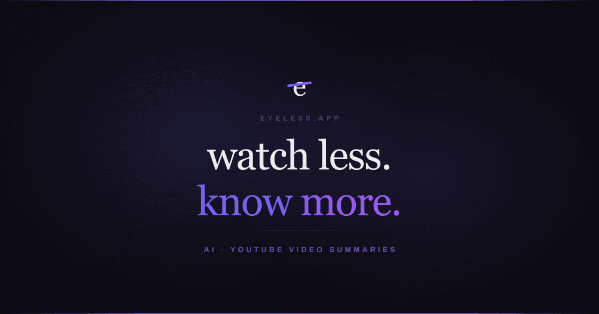 eyeless.app screenshot 1