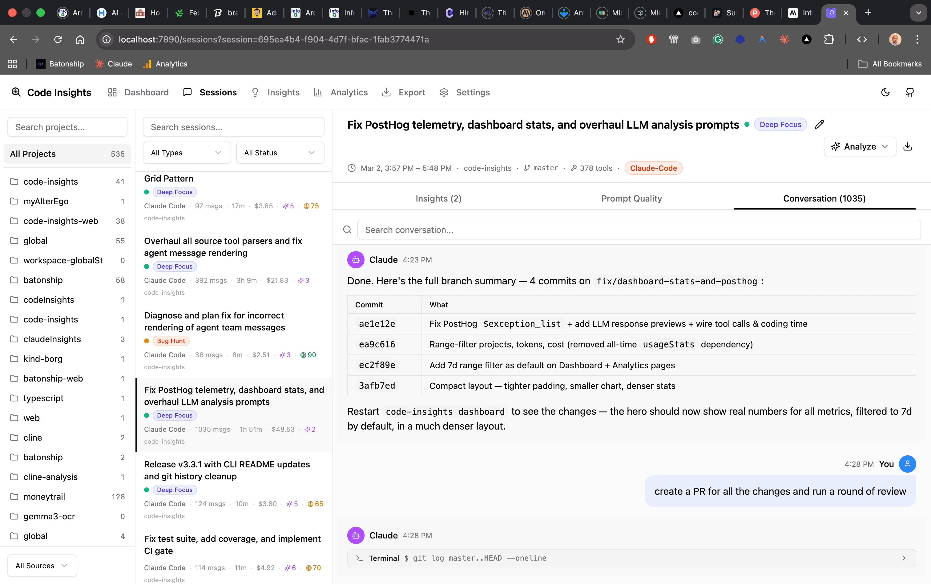 Code Insights screenshot 4
