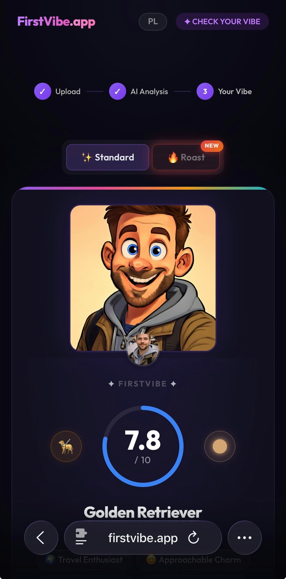 FirstVibe.app screenshot 3
