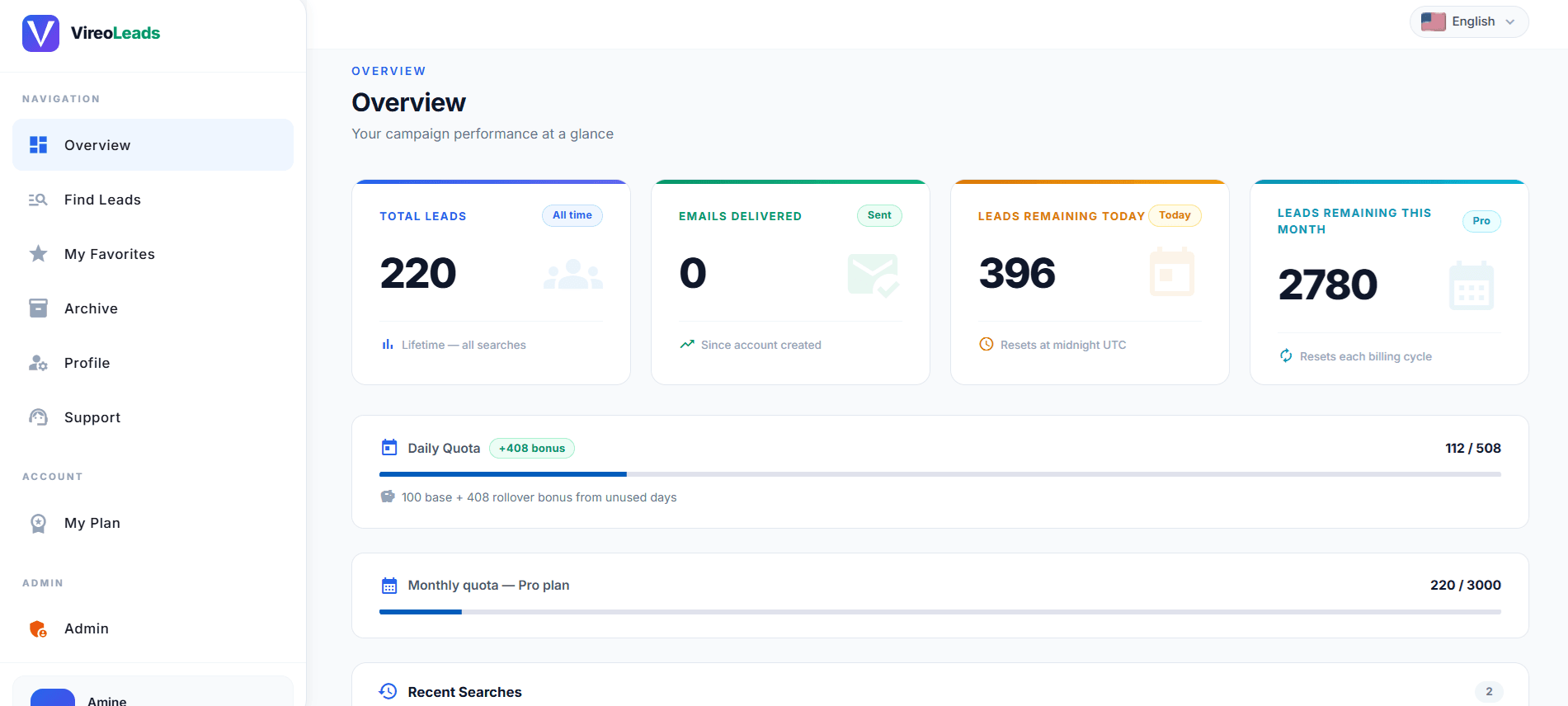 Vireoleads screenshot 3