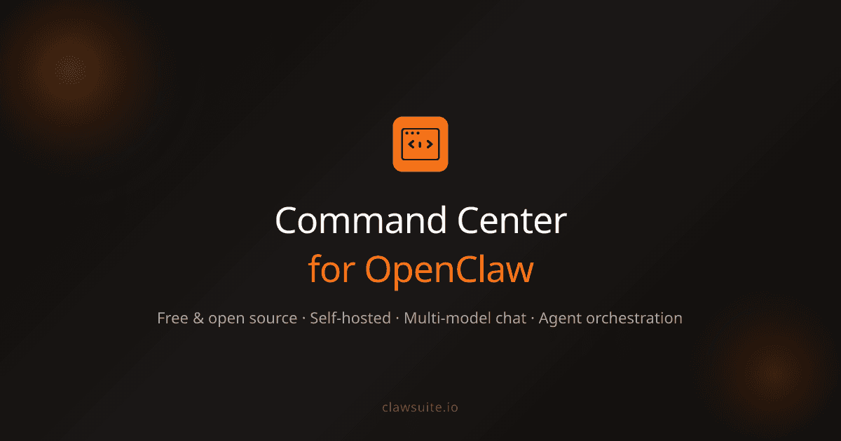 ClawSuite screenshot 2