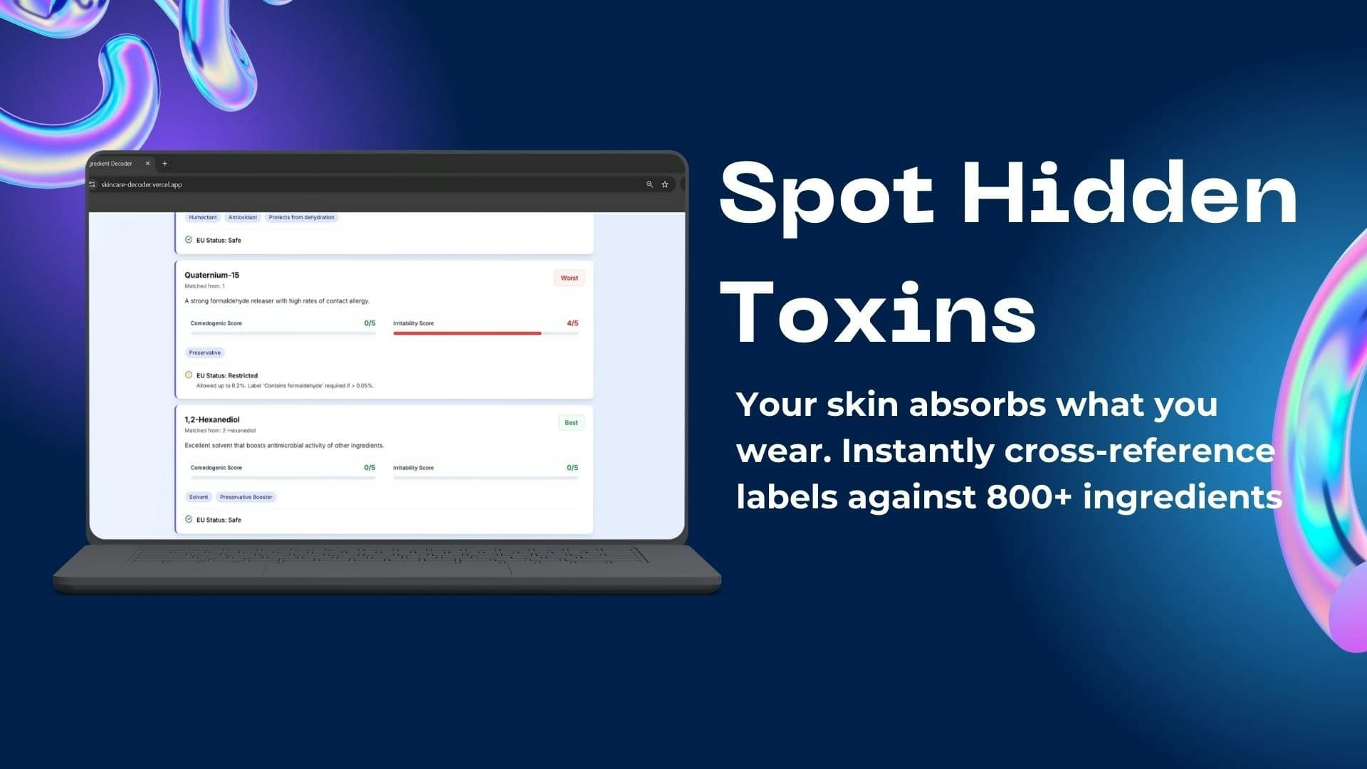 Skincare Ingredient Decoder screenshot 3