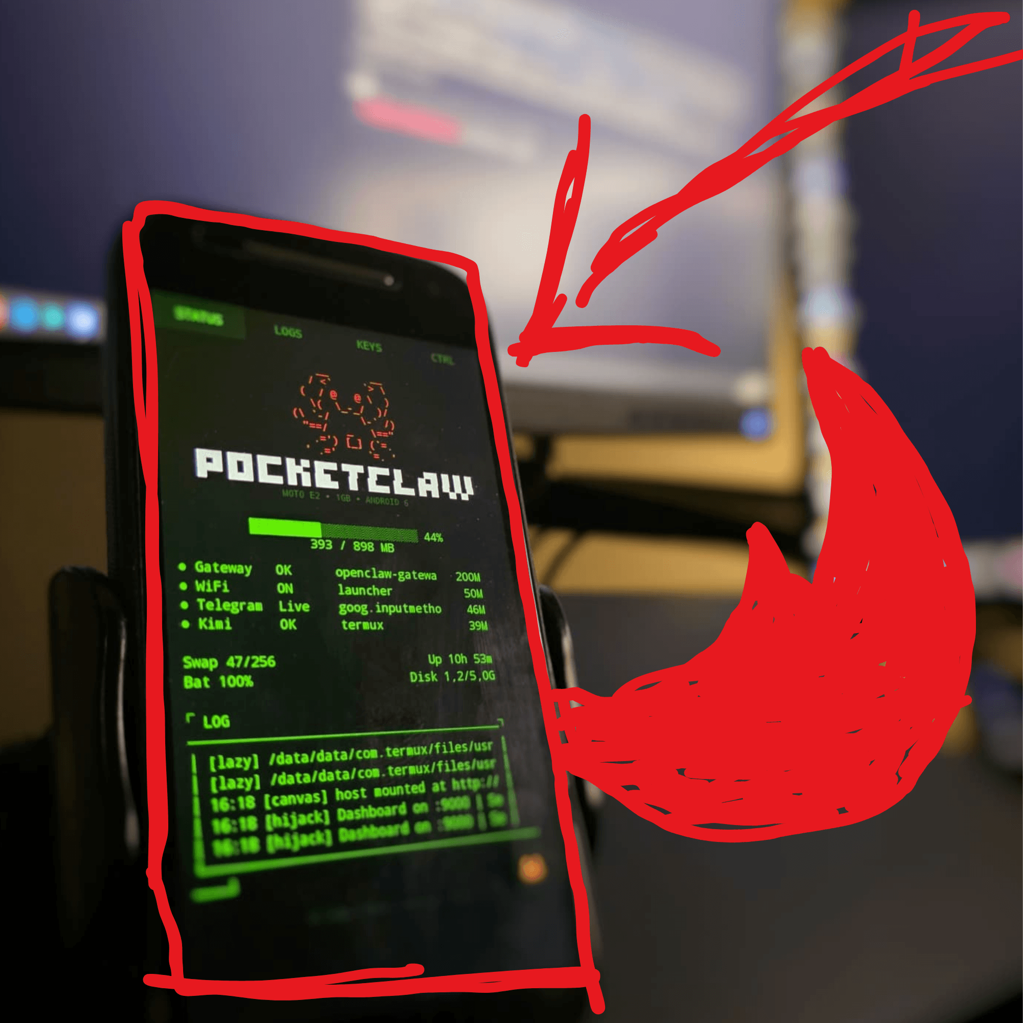 Pocketclaw screenshot 1