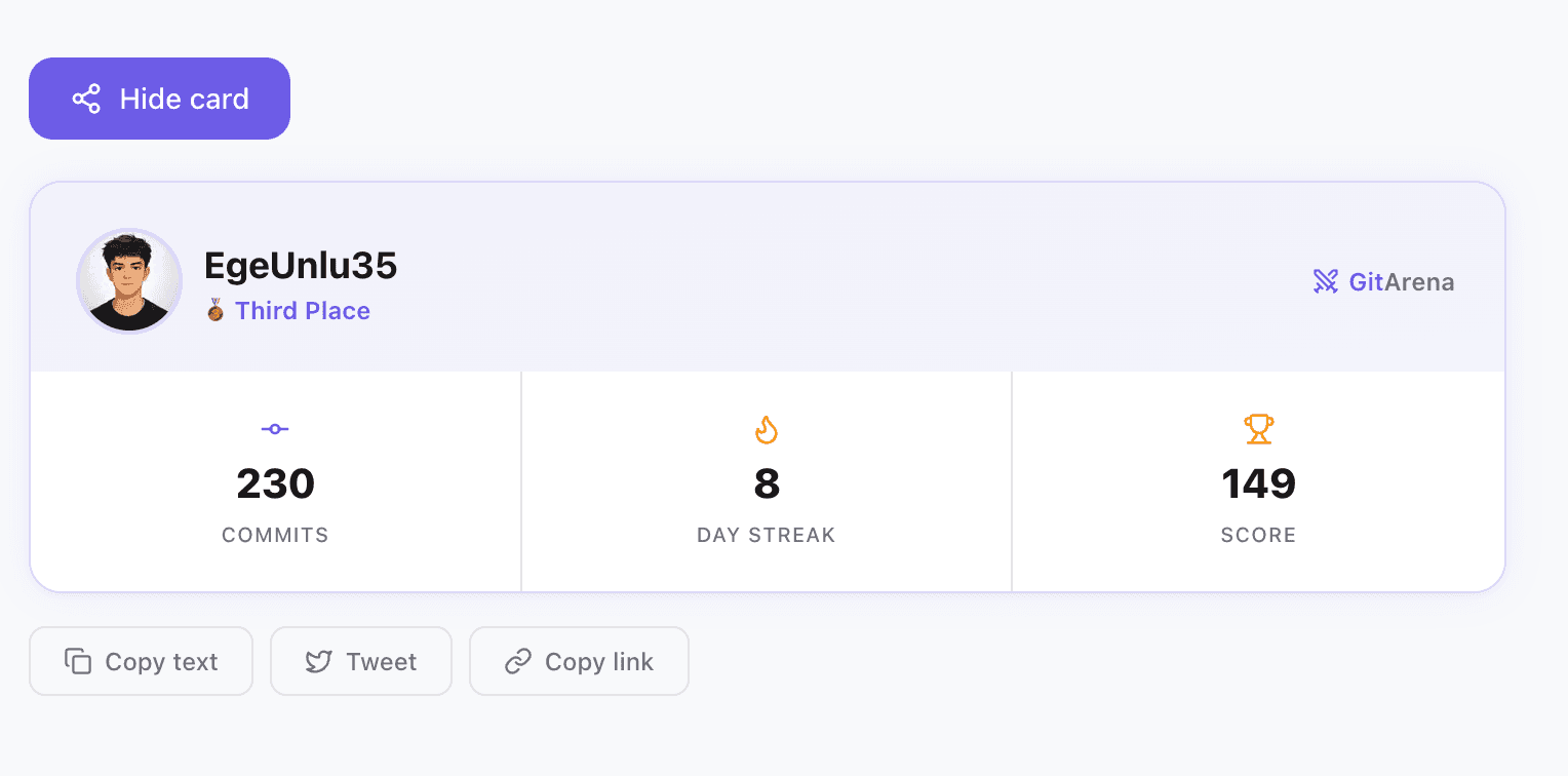 GitArena — Fight with Commits screenshot 3