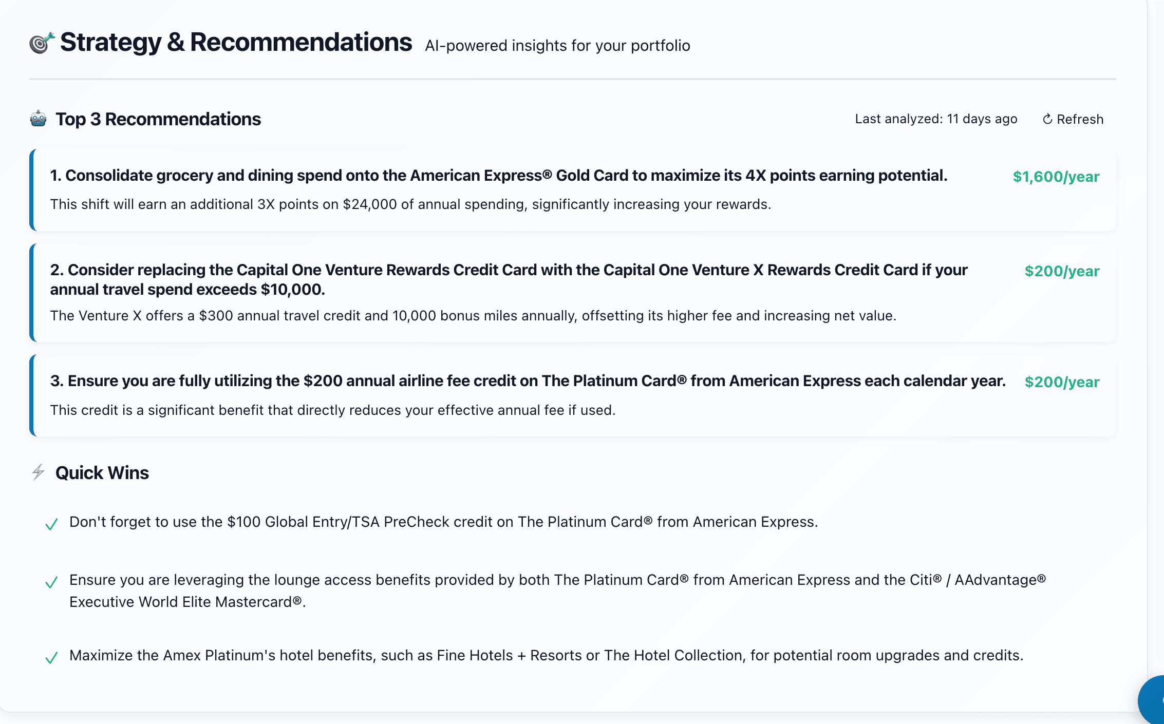 KoKo Credit Card Assistant screenshot 2