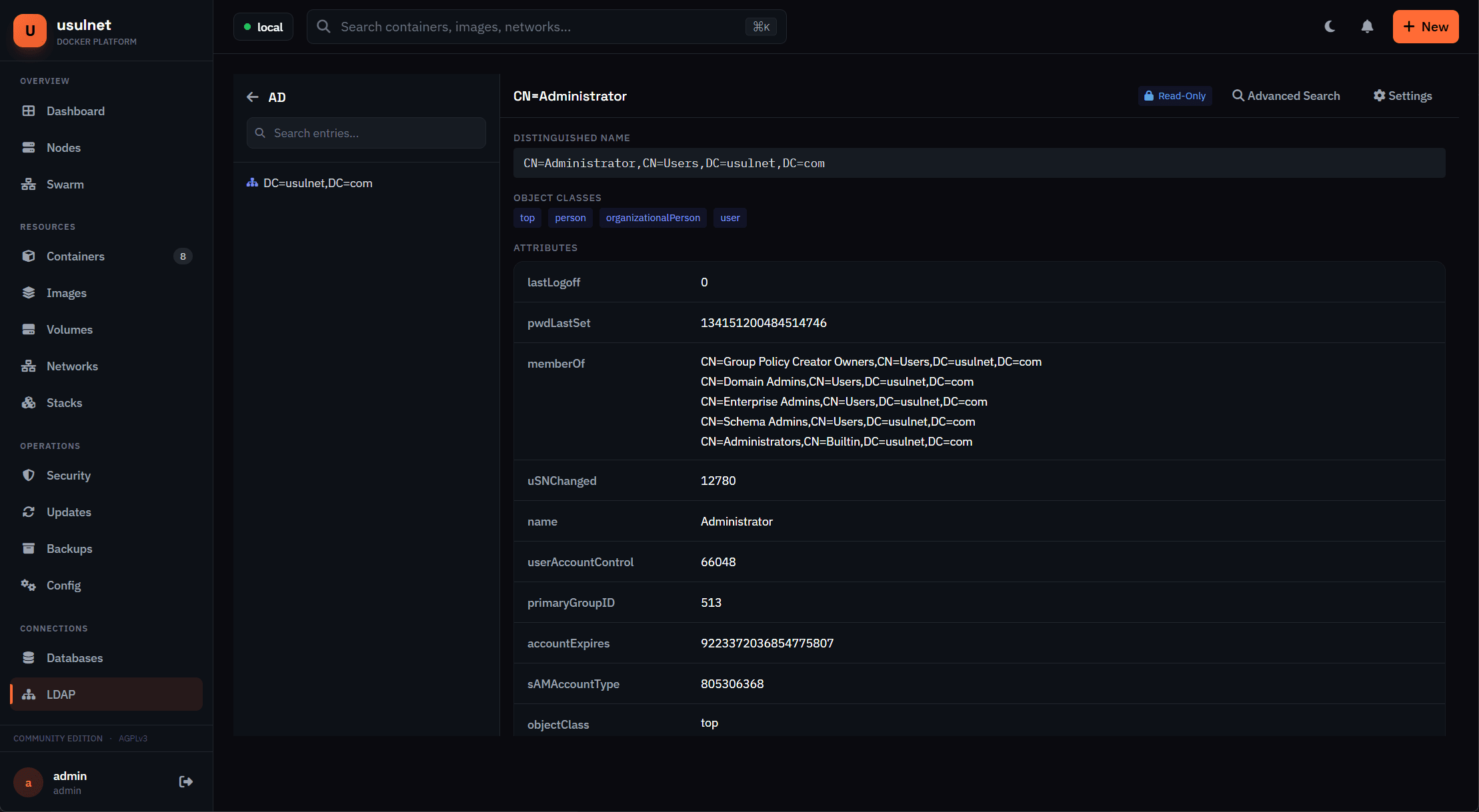 usulnet — DevOps & SysAdmins UI screenshot 32