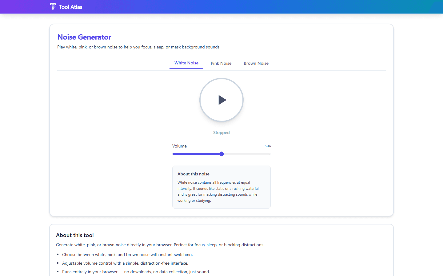 Tool Atlas: Free Online Toolbox screenshot 7