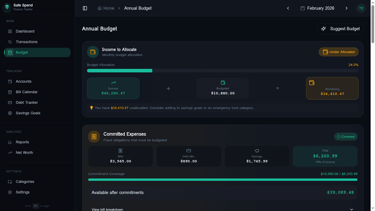 Safe Spend screenshot 7