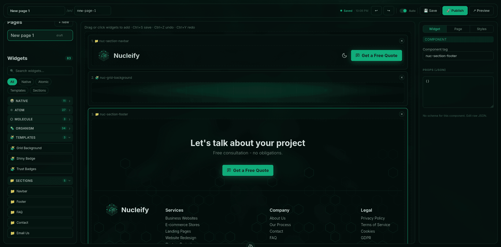 Nucleify screenshot 3