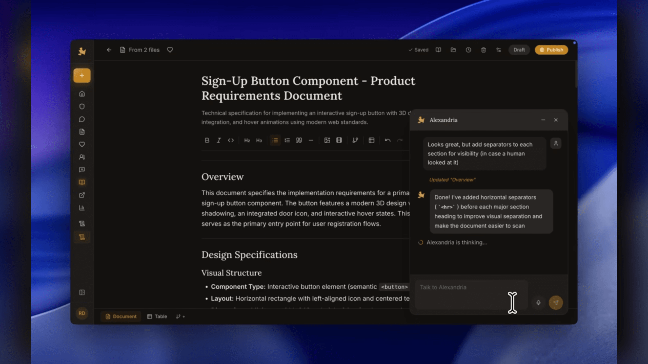Alexandria screenshot 3