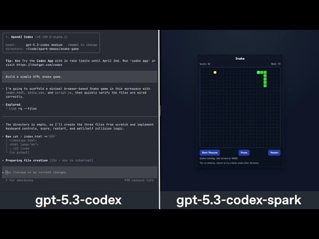 GPT‑5.3‑Codex‑Spark screenshot 1