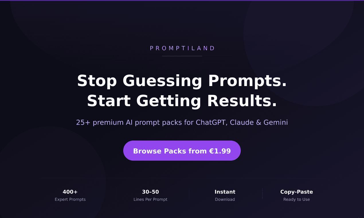 Promptiland screenshot 1