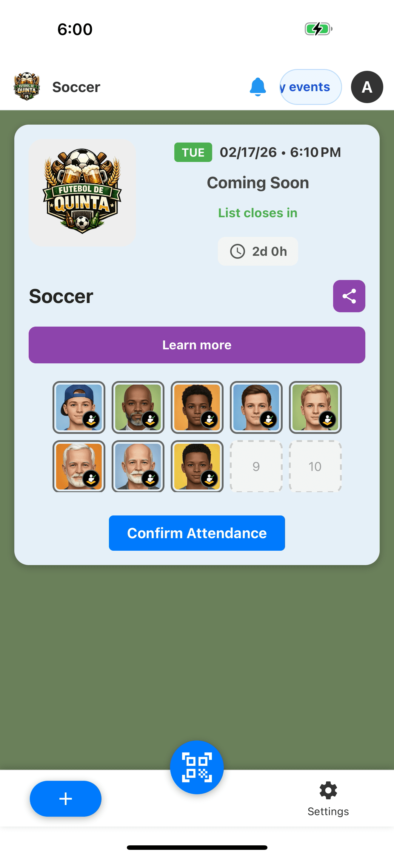 Vindo: Real-time RSVP & Events screenshot 1